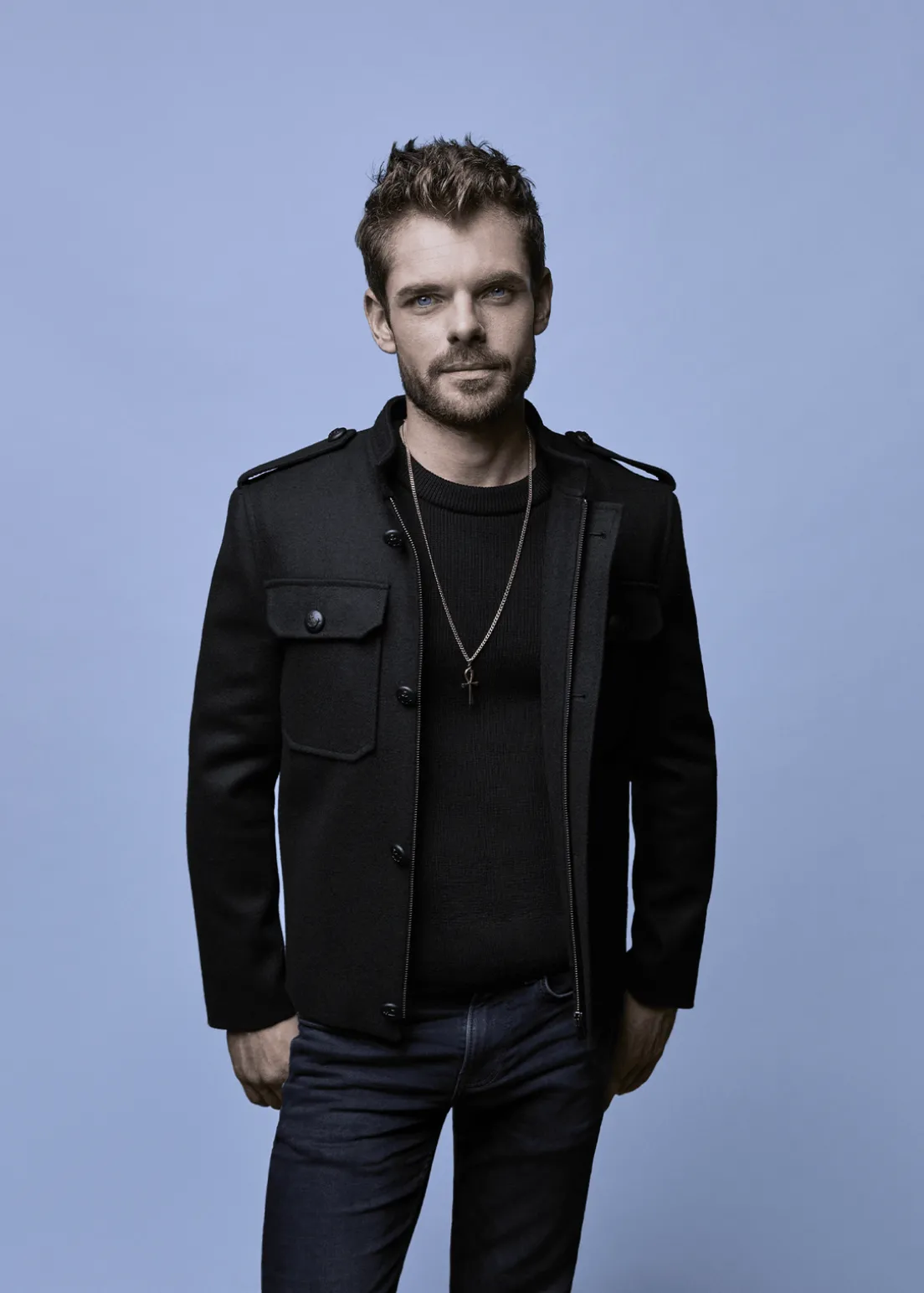 Blouson en drap de laine La Peau Dure