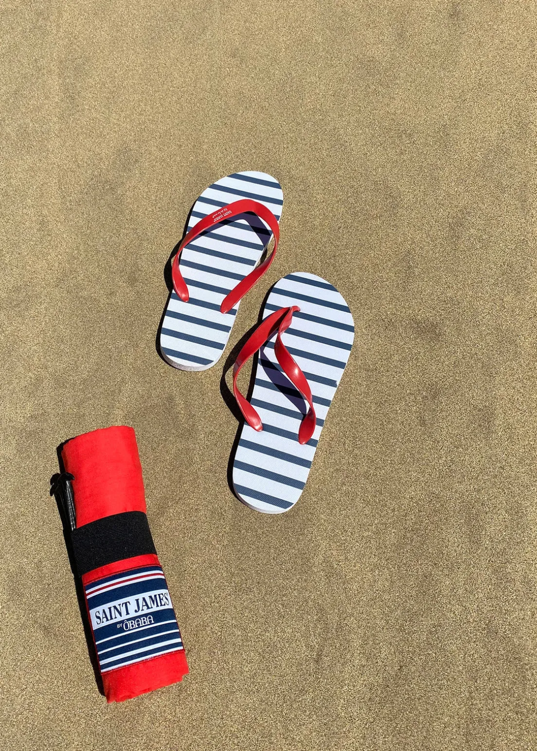 Drap de plage XXL en voile de coton léger