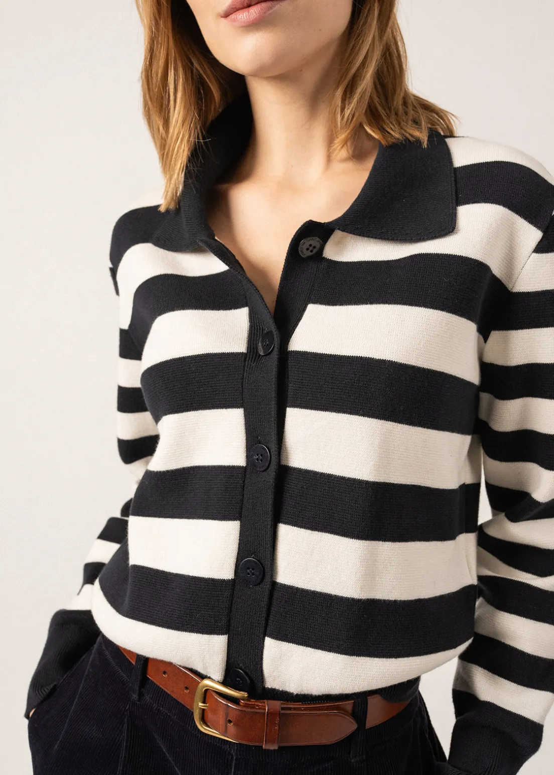 Gilet rayé Galway