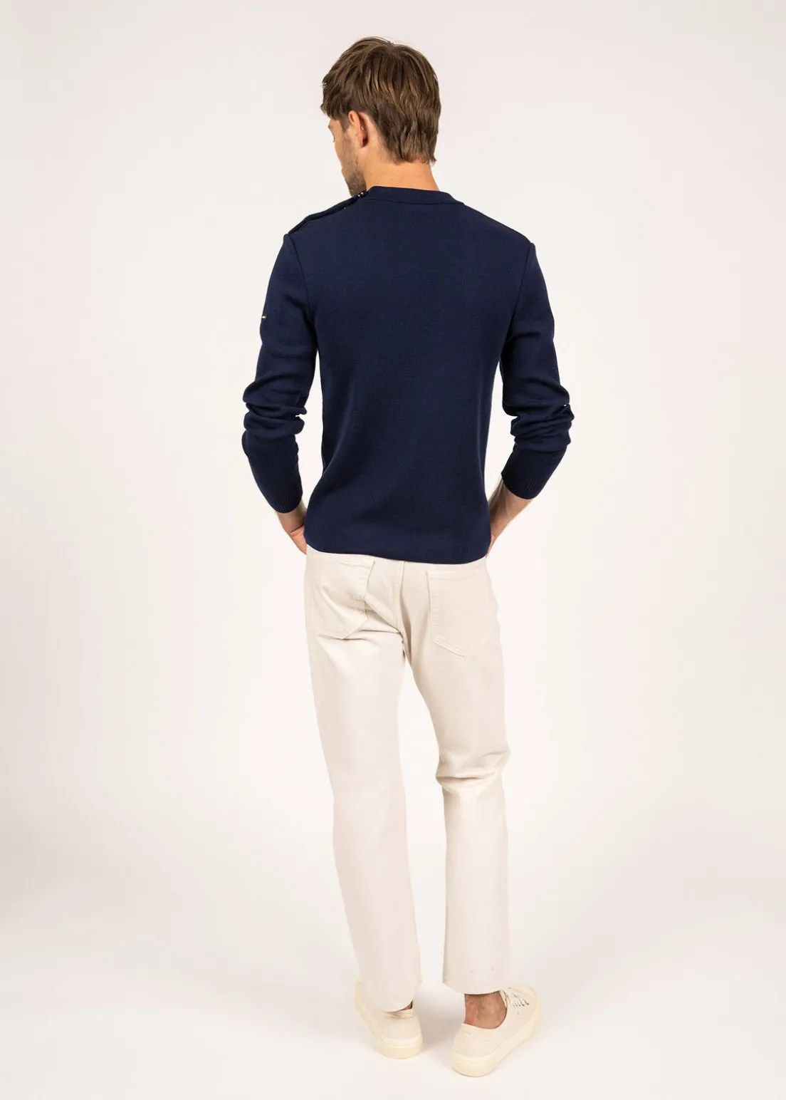 Pull marin en laine Estran