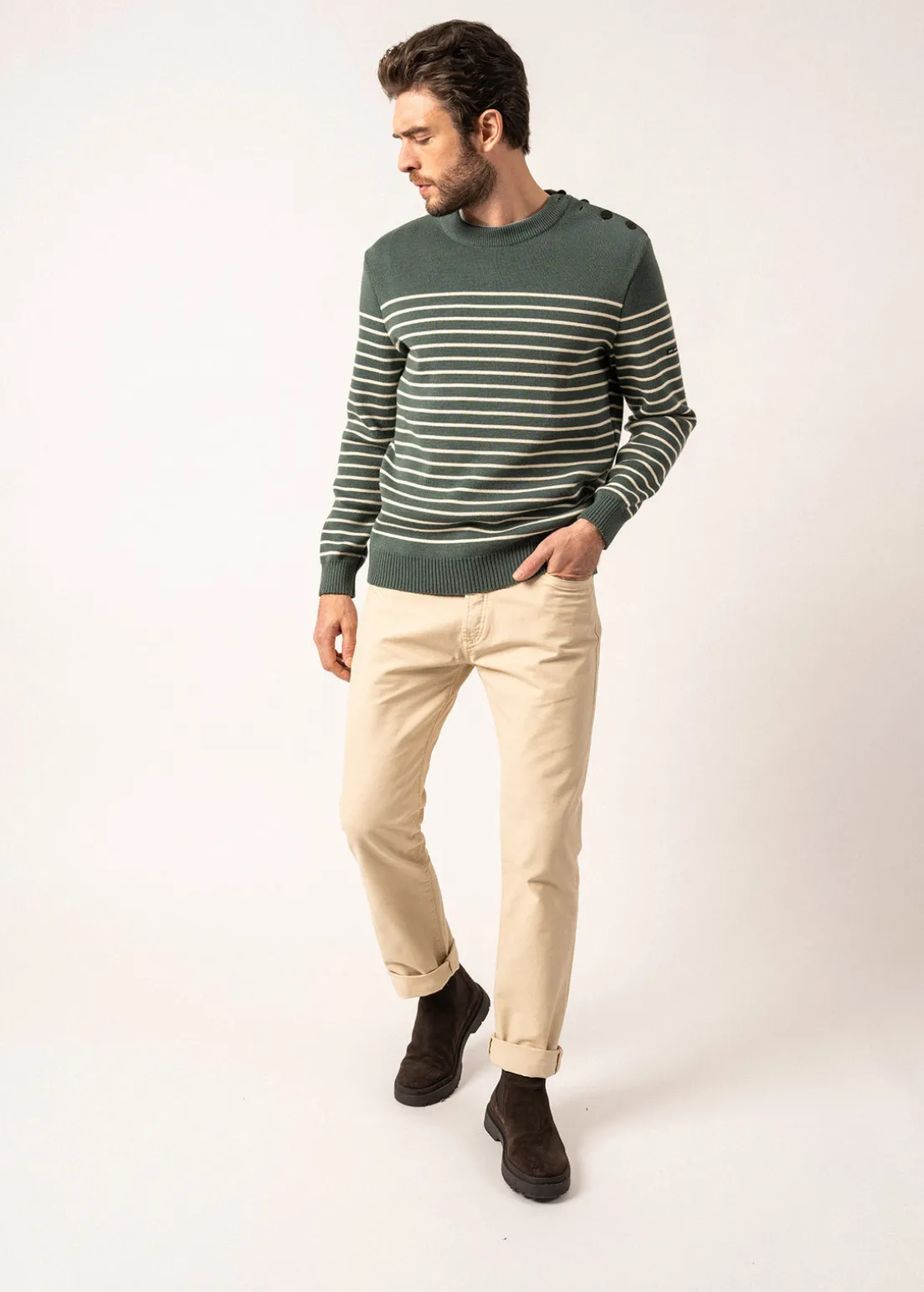 Pull marin rayé Binic