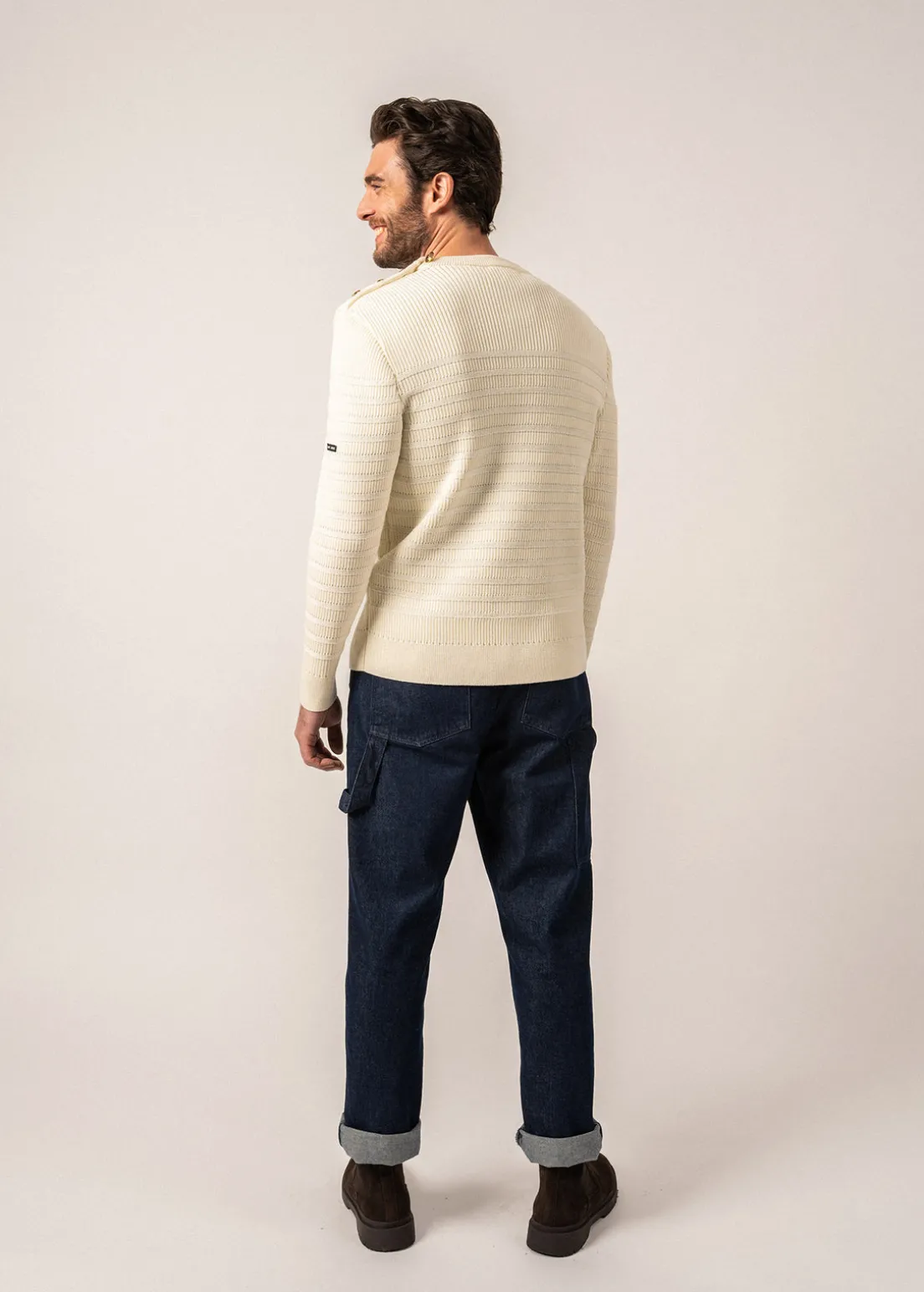Pull marin rayé Binic Cap