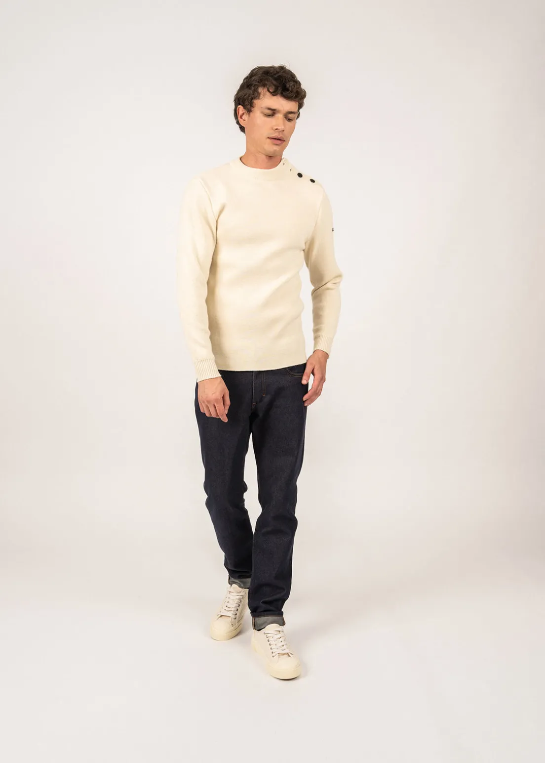 Pull marin uni Matelot