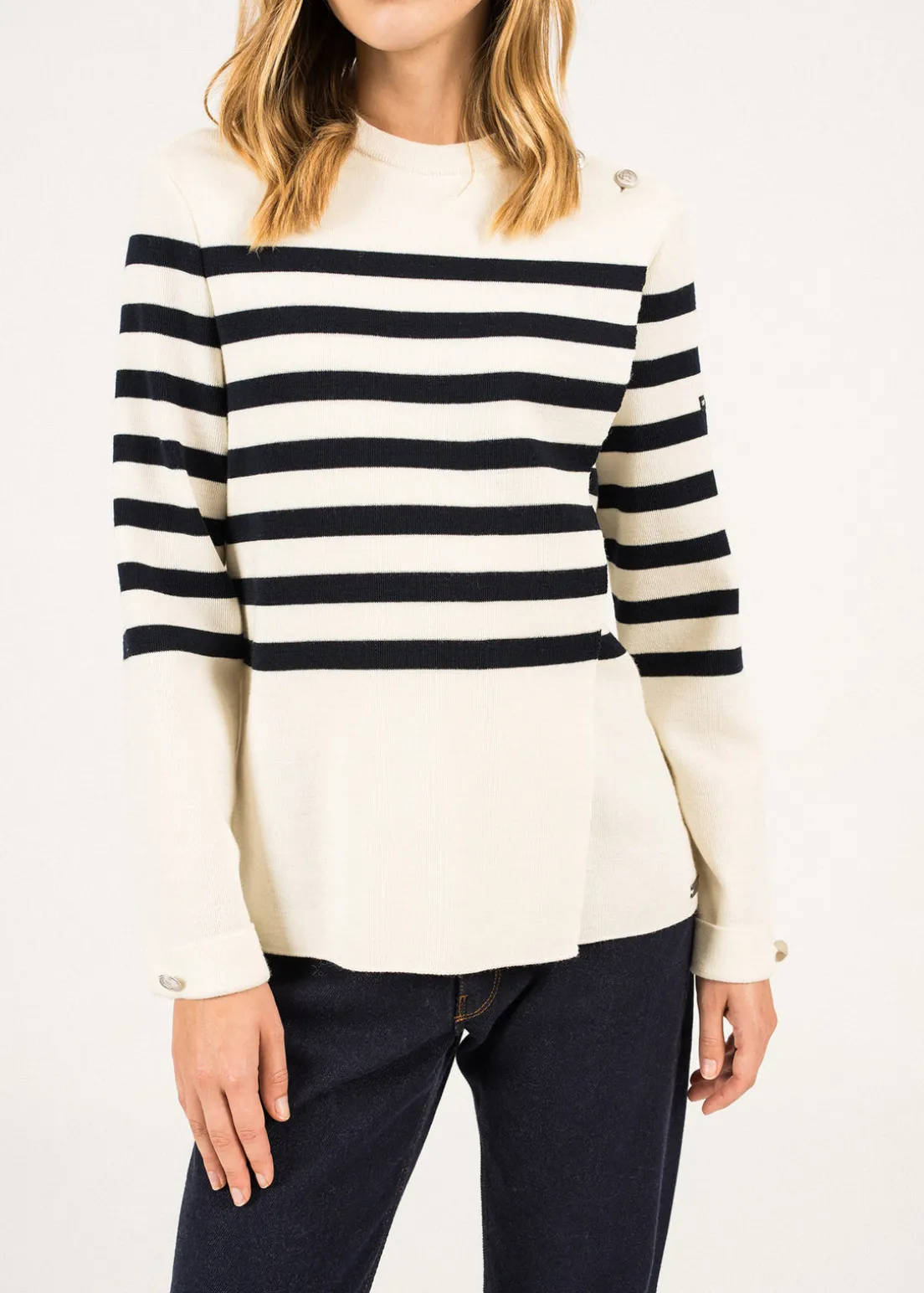 Pull rayé croisé Docks
