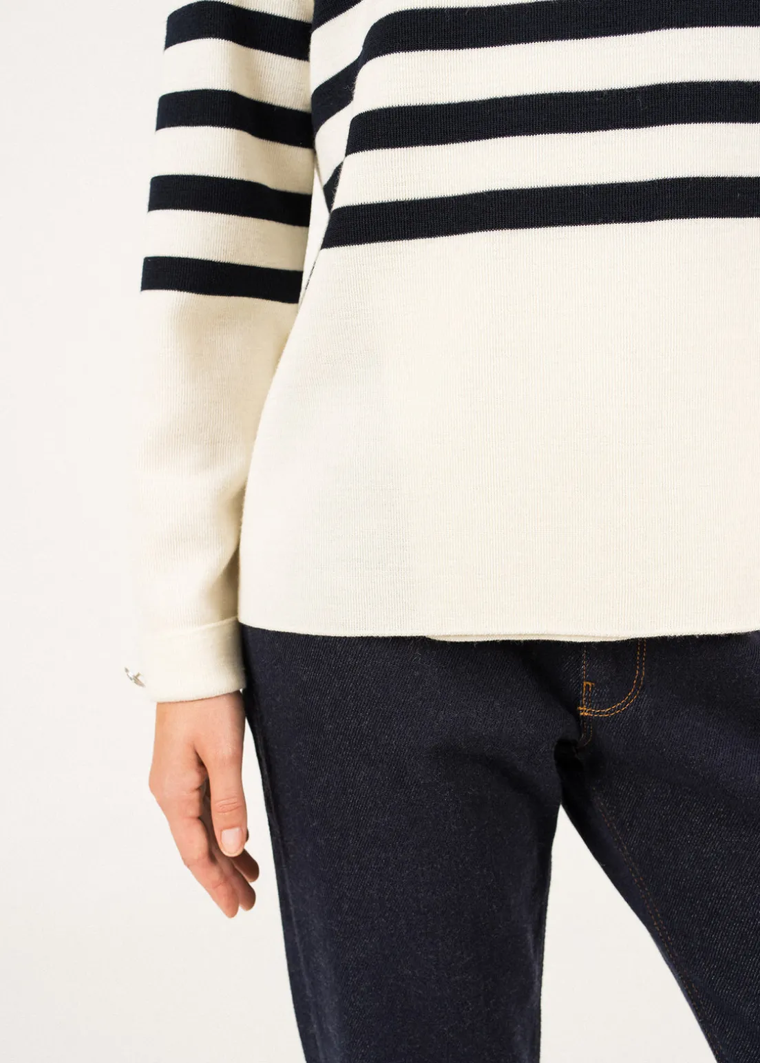 Pull rayé croisé Docks